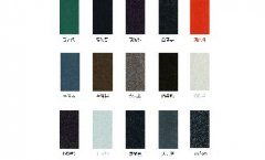 中窗供应链型材色卡展示